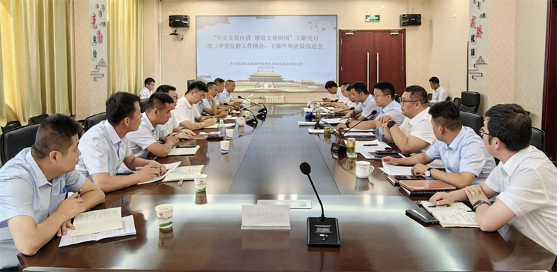 (二)公司所属各单位开展坚定文化自信 建设文化强国专题研讨